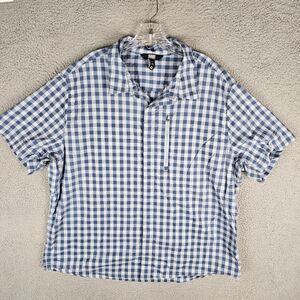 Alaskan Hardgear AKHG Roadless Short Sleeve Shirt Mens 2XL Slim Fit‎ Blue Plaid